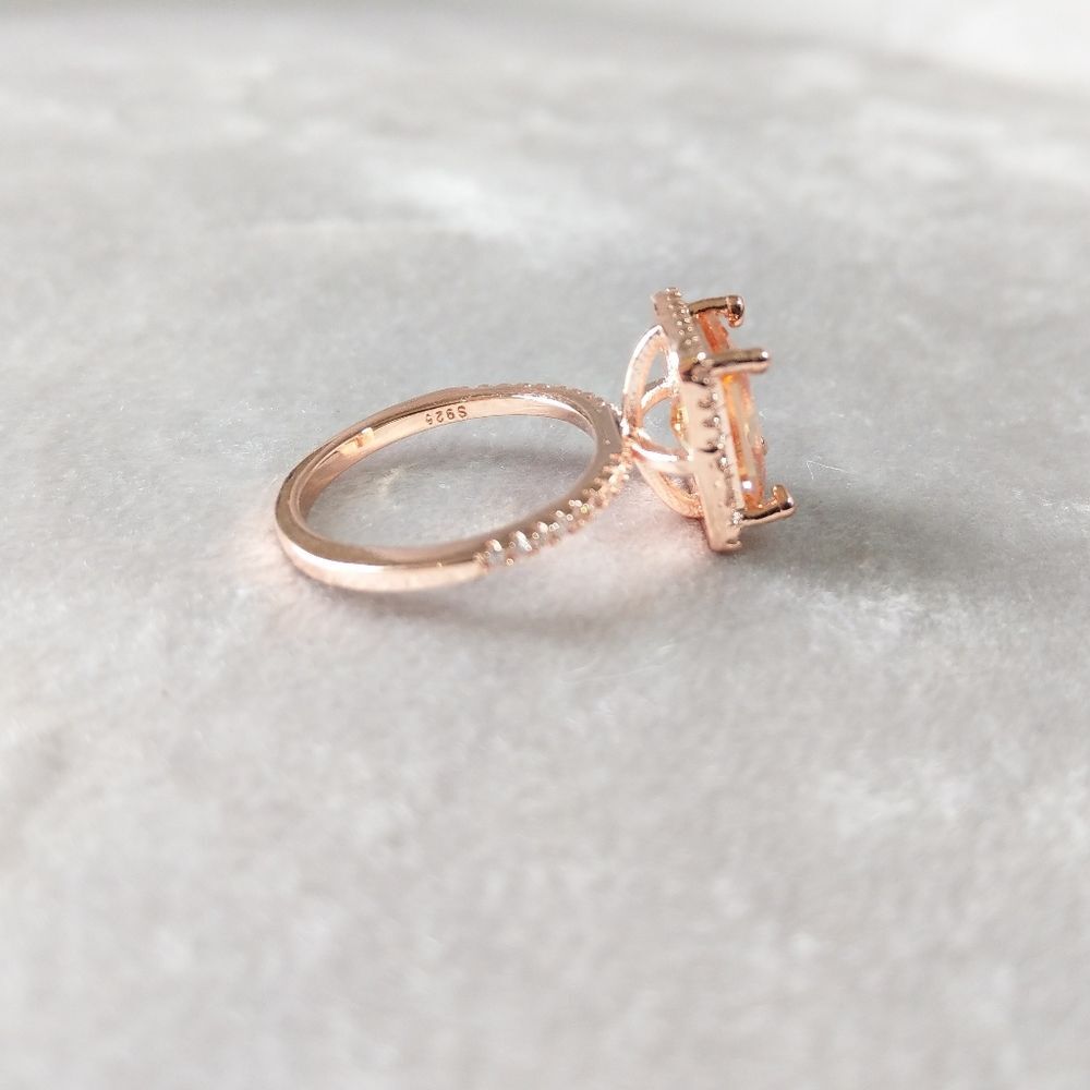 🍒NEW🍒 GORGEOUS SIMULATED CITRINE RING - Picture 11 of 13